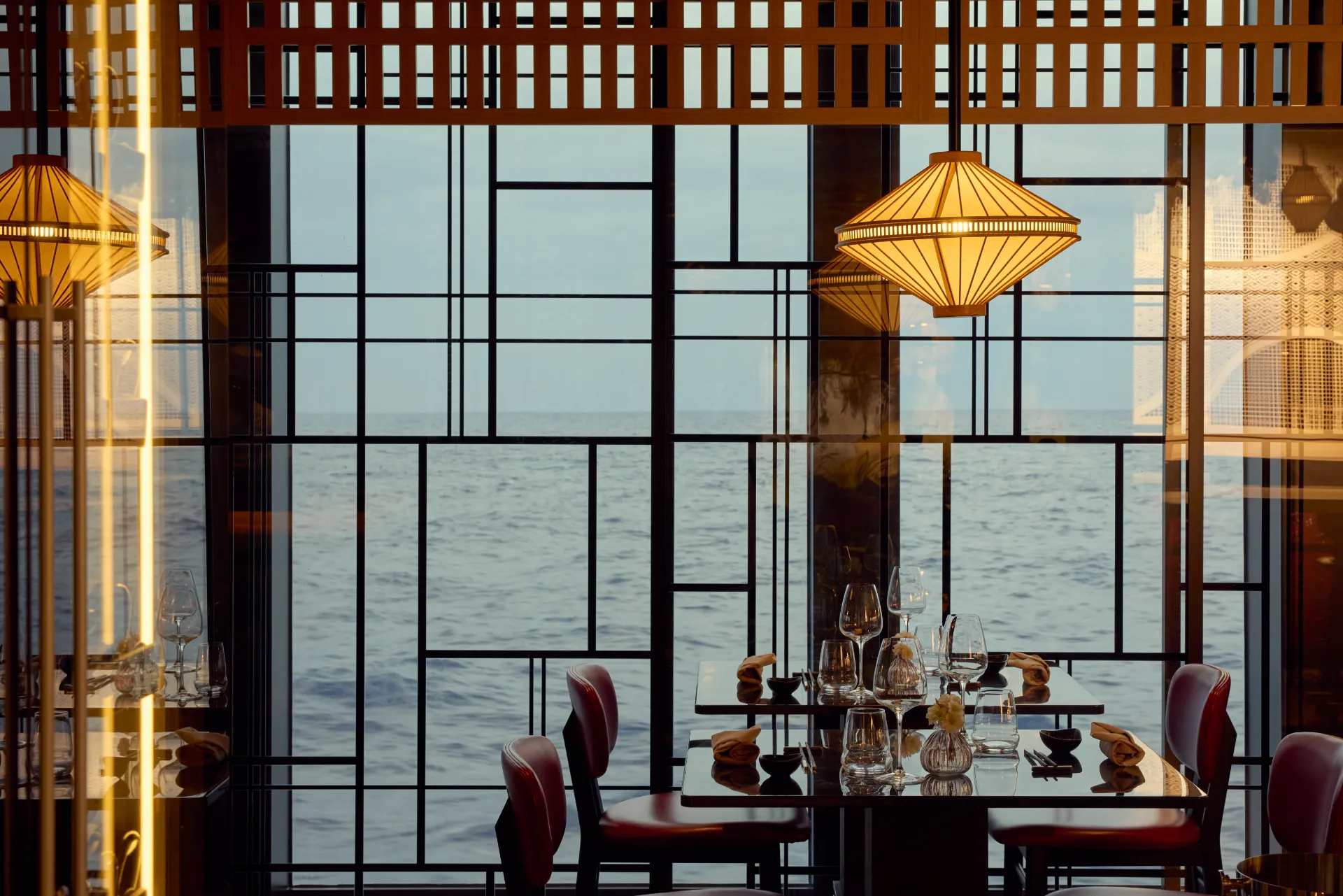 Sakura is the Asian restaurant onboard Explora cruise ships